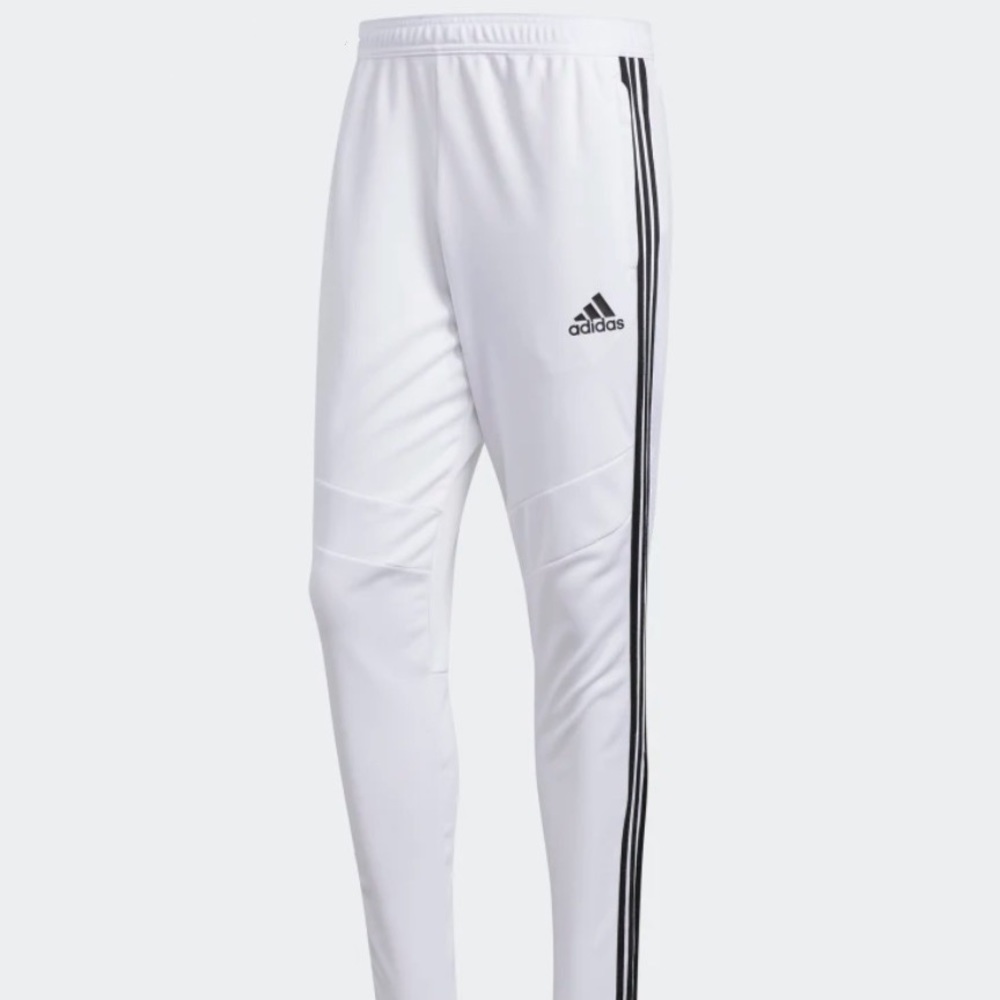 White & Black Adidas Sweatpants